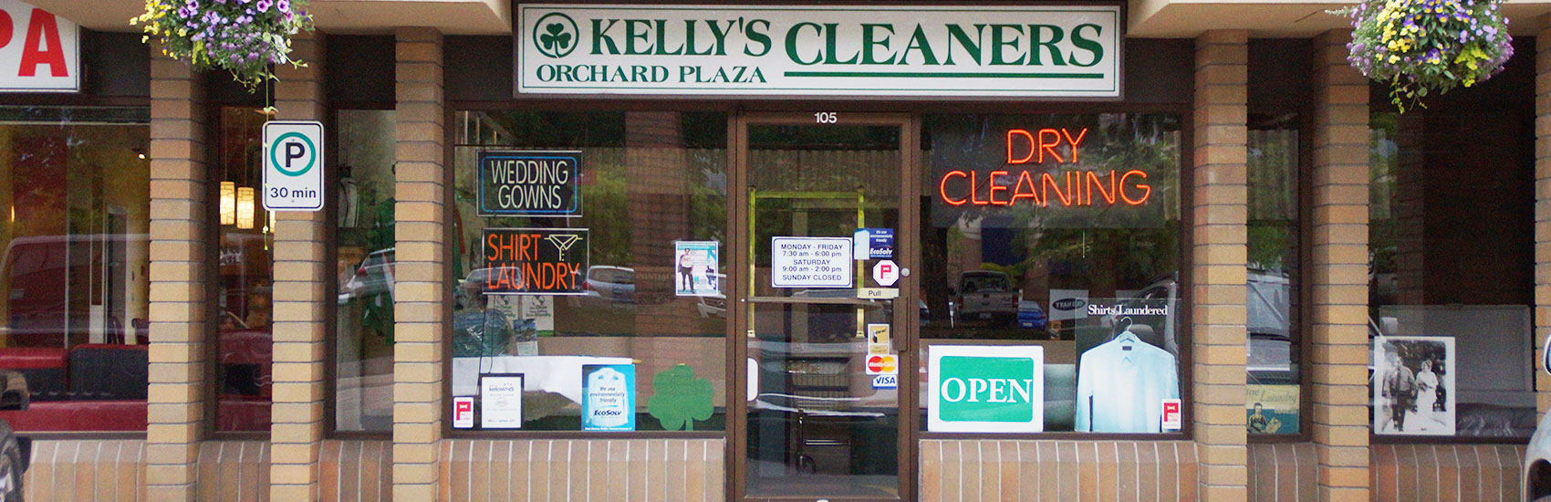 Kelly's cleaners - part of the Eco-Clean group of Kelowna based drycleaners
